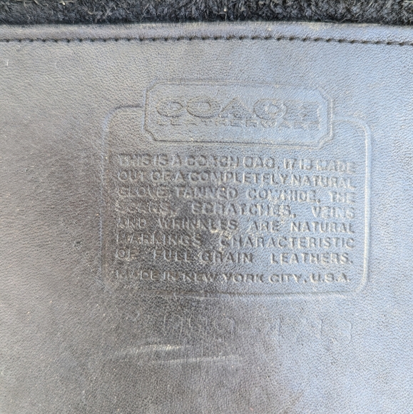 ❤️COACH VINTAGE WOMEN'S LEATHER SHOULDER BAG - Picture 12 of 13